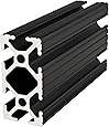 80/20 Inc., 1020, 10 Series, 1" x 2" T-Slotted Extrusion x 97" Black
