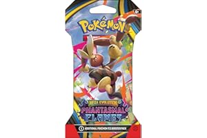 Pokemon TCG: Mega Evolution Phantasmal Flames Sleeved Booster Pack - 10 Cards