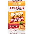 Bumble Bee Snack On The Run Chipotle Chicken Salad with Crackers Kit, 3.5 oz - Ready to Eat, Spoon Included - Shelf Stable & Convenient Protein Snack