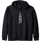 Coca-Cola Collectable Logo Silhouette Filled Coke Bottle Zip Hoodie