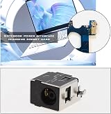 eMagTech 2PCS DC Power Jack Socket Charging Port for SAMSUNG NP550P7C NP300V5A view 2