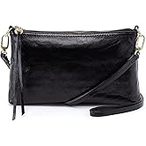 HOBO Darcy Leather Convertible 3-in-1 Crossbody Bag with Removable & Adjustable Strap, Exterior Phone Slip Pocket