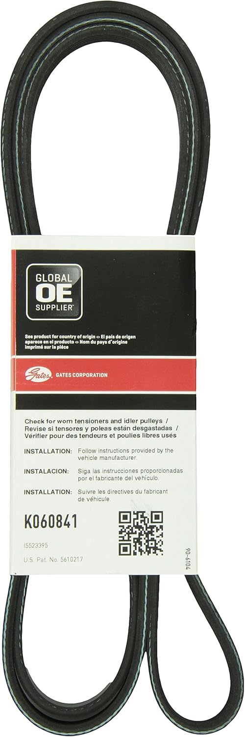 Gates K060841 Serpentine Belt/Fan Belt: Automotive