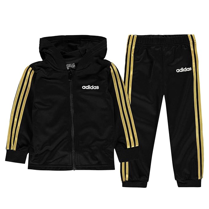 boys black adidas joggers