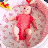 GLLQUEN BABY 4Pack Moses Basket Fitted Sheets 81x41 cm Microfiber view 7