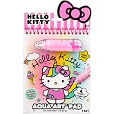 Horizon Group USA Aqua Art Pad, Hello Kitty | Reusable Water Reveal Activity with Activity Pages and Water Pen, Mess Free Coloring for Travel and Road Trips