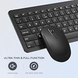 Seenda SK38-3 Wireless Keyboard and Mouse Set UK Layout Black view 4