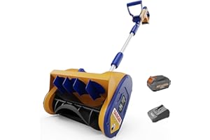 Mellif Brushless Snow Shovel Compatible with DeWalt 20V Max Battery, 12in. Clear Width, 6in. Clear Depth, 17ft. Throw Distanc