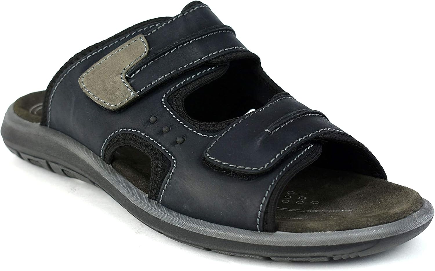 Bio Comfort Mens New Leather Summer SandalsSlip ON Double Fasten