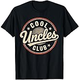 Vintage Cool Uncles Club Funny Uncle Fathers Day T-Shirt