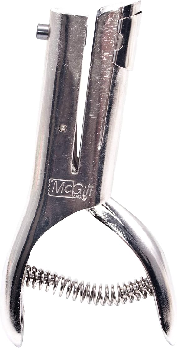 McGill Utility 300 Series Heavy Duty 1/8Inch Round Single Hole Punch