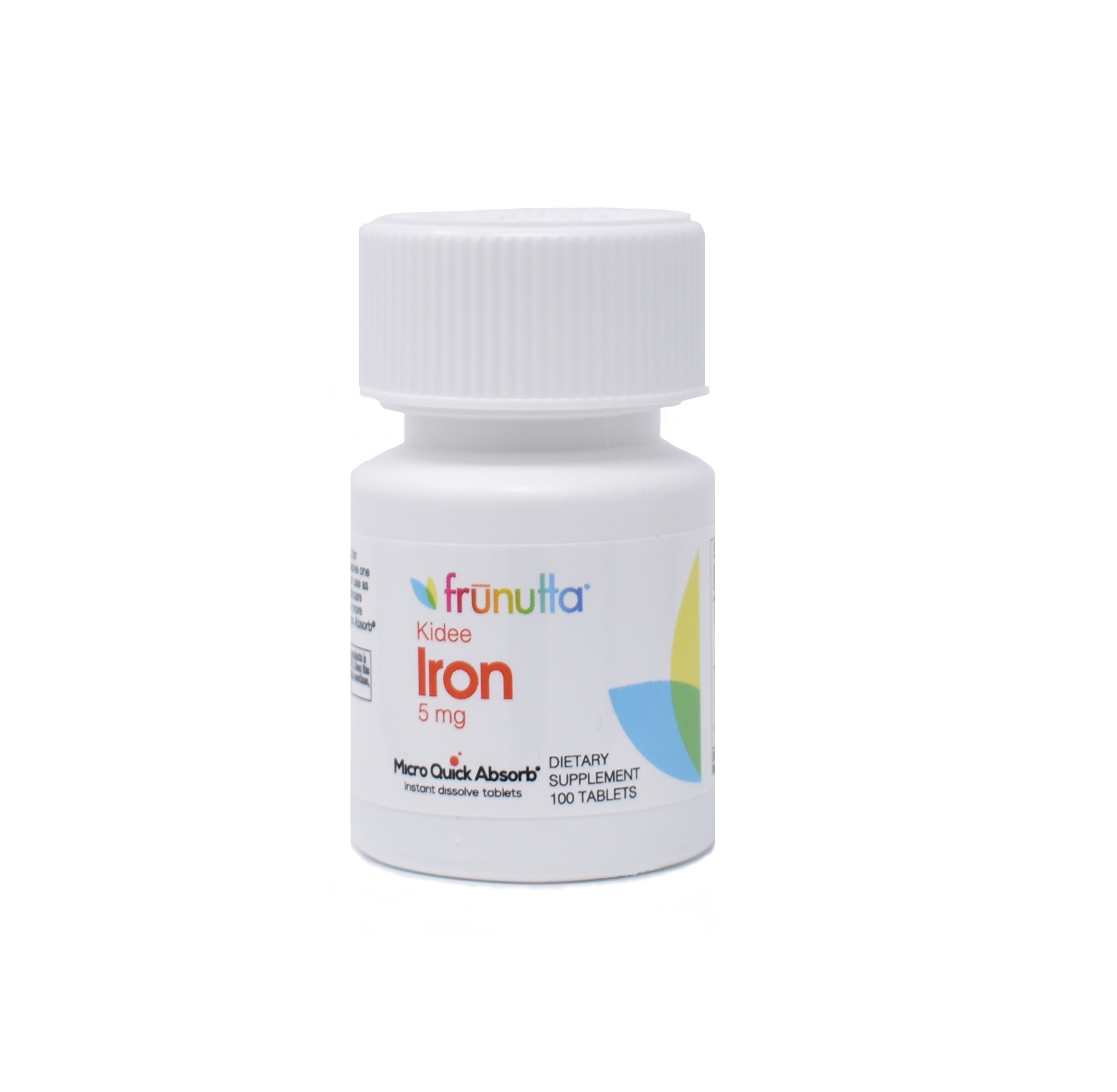 Frunutta Kidee Iron Under The Tongue Sublingual Tablets Children's Iron 5 Mg Micro Quick