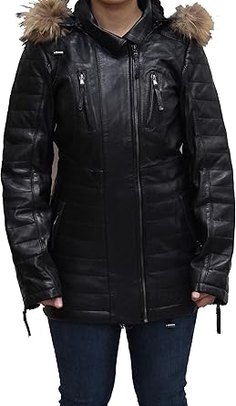 quilted trench jacket with detachable hood