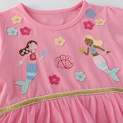 Hongshilian Toddler Girls Cotton Casual Dress