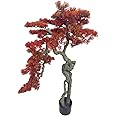 AfanD 3.5ft(43in) AfanD Artificial Bonsai Tree Juniper Faux Plants Indoor Big Fake Plants Decor with Ceramic Pots for Home Table Office Desk Bathroom Shelf Bedroom Living Room Farmhouse Decorations