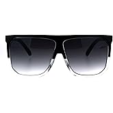 PASTL Oversized Style Sunglasses Flat Top Square Unisex Modern Fashion UV400
