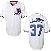 Bull Durham Baseball Jerseys Crash Davis 8 Ebby Calvin 'Nuke' LaLoosh 37 Movie Baseball Shirt for Men White S-3XL