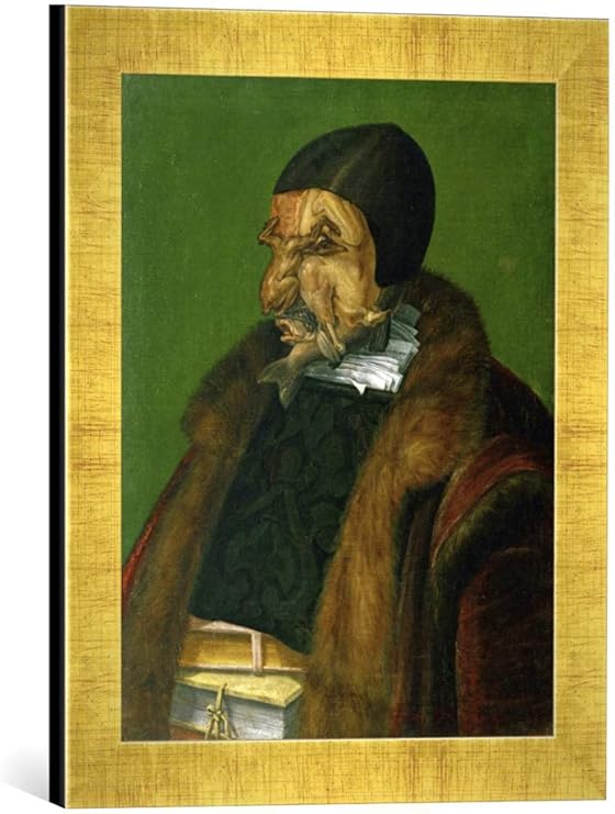 Amazon.de Gerahmtes Bild von Giuseppe Arcimboldo Der