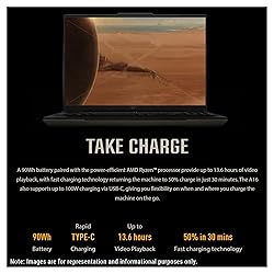 Asus Tuf A16 Gaming Laptop, AMD Ryzen 7 7735HS, 16