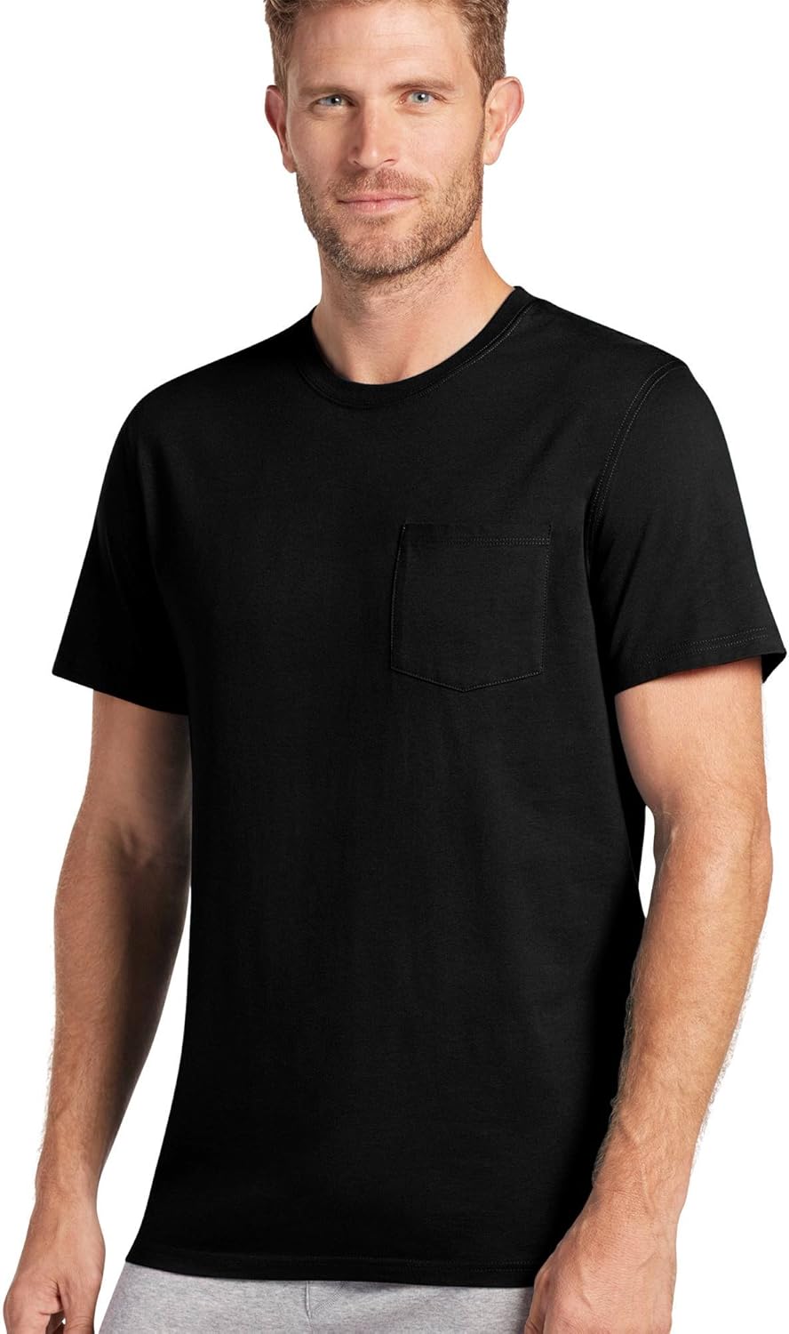 Jockey Men's Activewear Signature Pocket TShirt Small Black