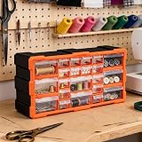 Simpa 22 Drawers Plastic DIY Tool Bit Storage Organiser Cabinet 49x25x16 cm view 5