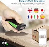 NETUM C740 Wireless Bluetooth Barcode Scanner 1D 2.4G USB Cable iOS Android view 6