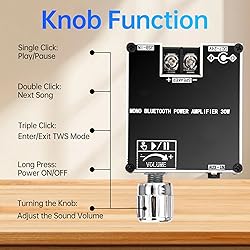 Daakro ZK-301B Bluetooth 5.3 Amplifier Board,30W