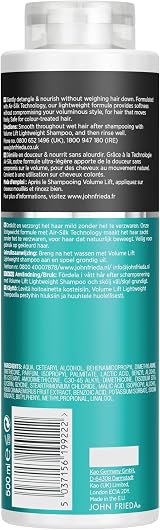 John Frieda Luxurious Volume Touchably Full Conditioner 500ml view 2
