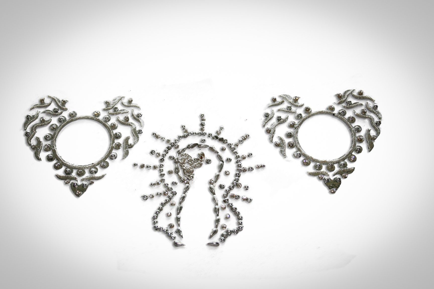 Silver Heart Vajazzle Kit - Sexy Outfits Intimates Lingerie Gifts SETS FOR HER
