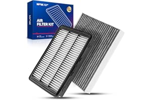 KAX Cabin & Engine Air Filter Kit Compatible With 2016-2021 Tucson, 2017-2022 Sportage, Replace# CF12160 CA12065