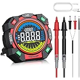 Neoteck 6000 Counts TRMS Multimeter Rechargeable Auto-Ranging Volt Meter | Smart Multimeter for AC/DC Voltage Current with Color Screen for NCV Diode Continuity Resistance Capacitance Temperature