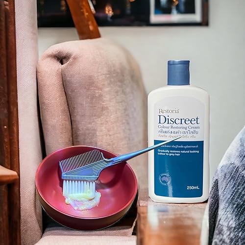 Pack of 1 Restoria Discreet Colour Restoring Cream 250 ml Black in