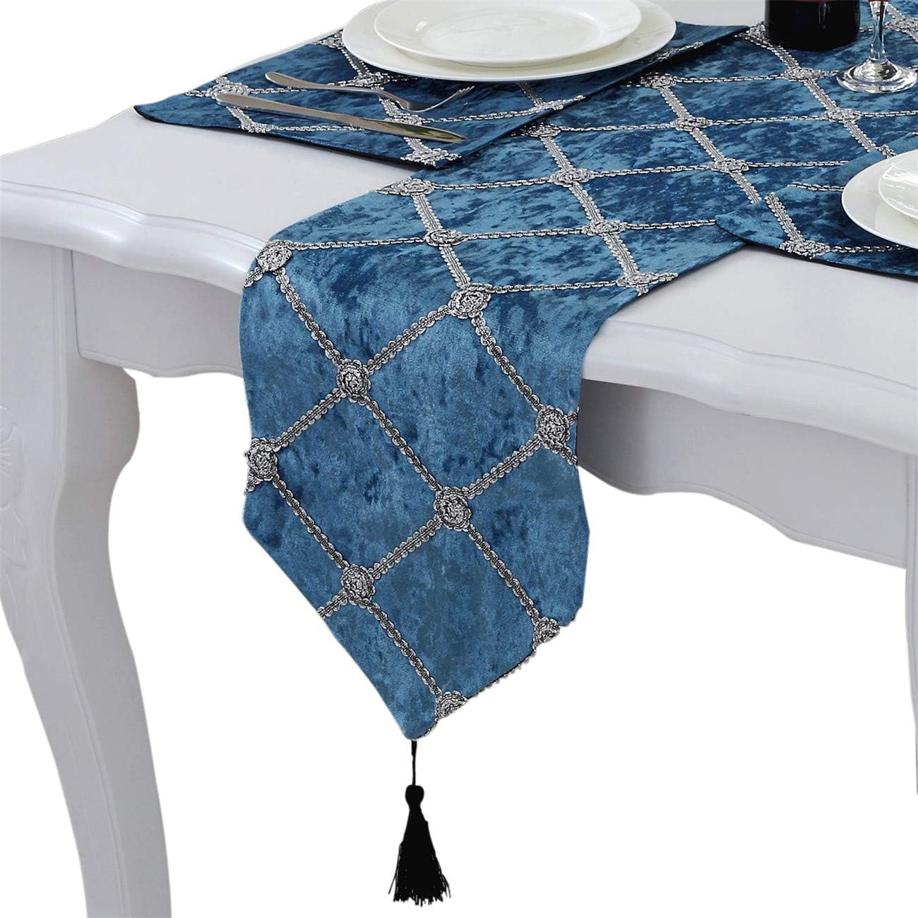 Best pattern table runner blue