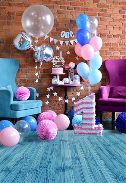 Amazon Com Laeacco Vinyl 3x5ft Photography Background 1st Birthday