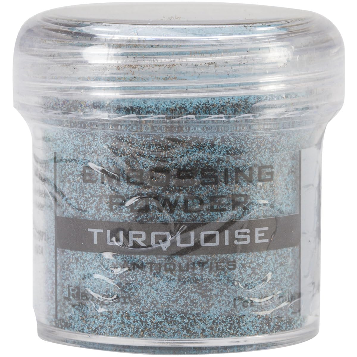 Ranger Turquoise-Embossing Powder, Acrylic, Multicolour, 4.44x4.44x4.44 cm