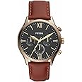 Fenmore Midsize Multifunction Brown Leather Watch