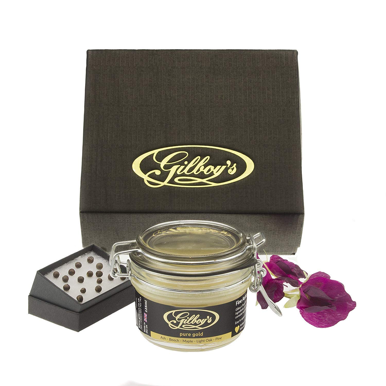 Gilboys Clear Beeswax Polish For Wood and Furniture (125ml) 'pure