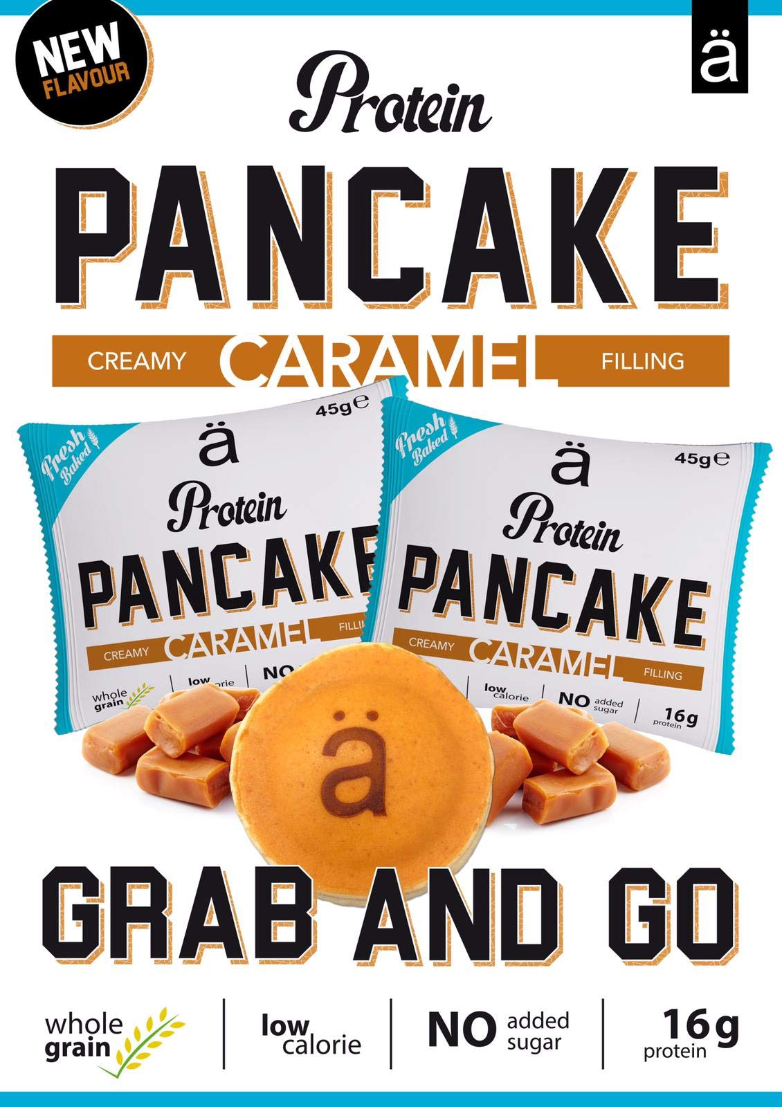 Protein Pancake Caramel (Pack of 12) Buy Online in UAE. Drugstore Products in the UAE