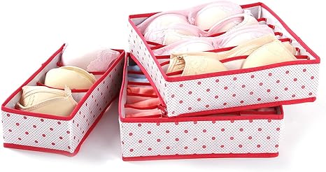 Homebird Tupfen Damen BH Aufbewahrung Organizer Bra Tasche , BH Unterwäsche Aufbewahrungsboxen ...