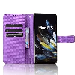 Elubugod Compatible with OnePlus Open Leather Case