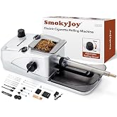 Electric Cigarette Rolling Machine, Automatic Pre Roll Cone Loader &amp; Filler | Grinder &amp; 5-Cone Smell-Proof Storage Case Included