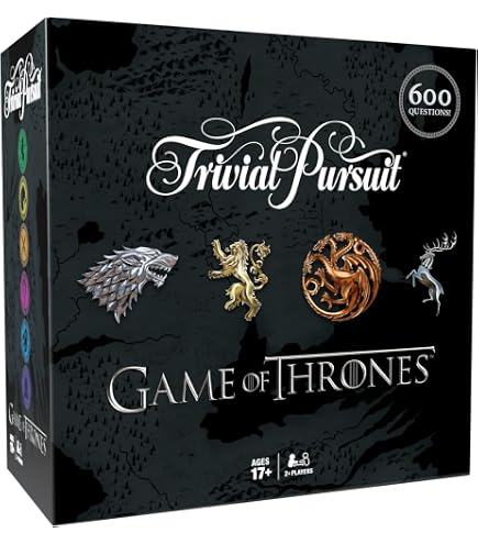 Top Trumps Quiz Game Of Thrones - 500 Questions Sur Les Personnages Et Maisons - 8 Saisons - Dès 18 Ans