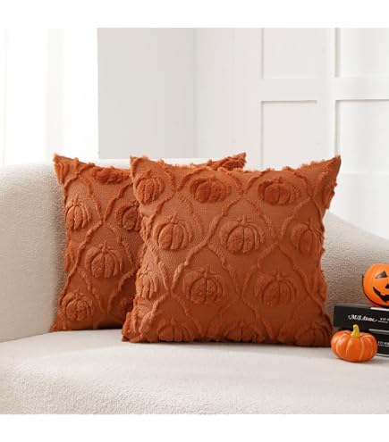 Amazon.com: Kevin Textile Fall Pillow Covers 18x18 Inch Set of 2