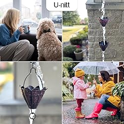 U-nitt Rain Chain Water Collection for