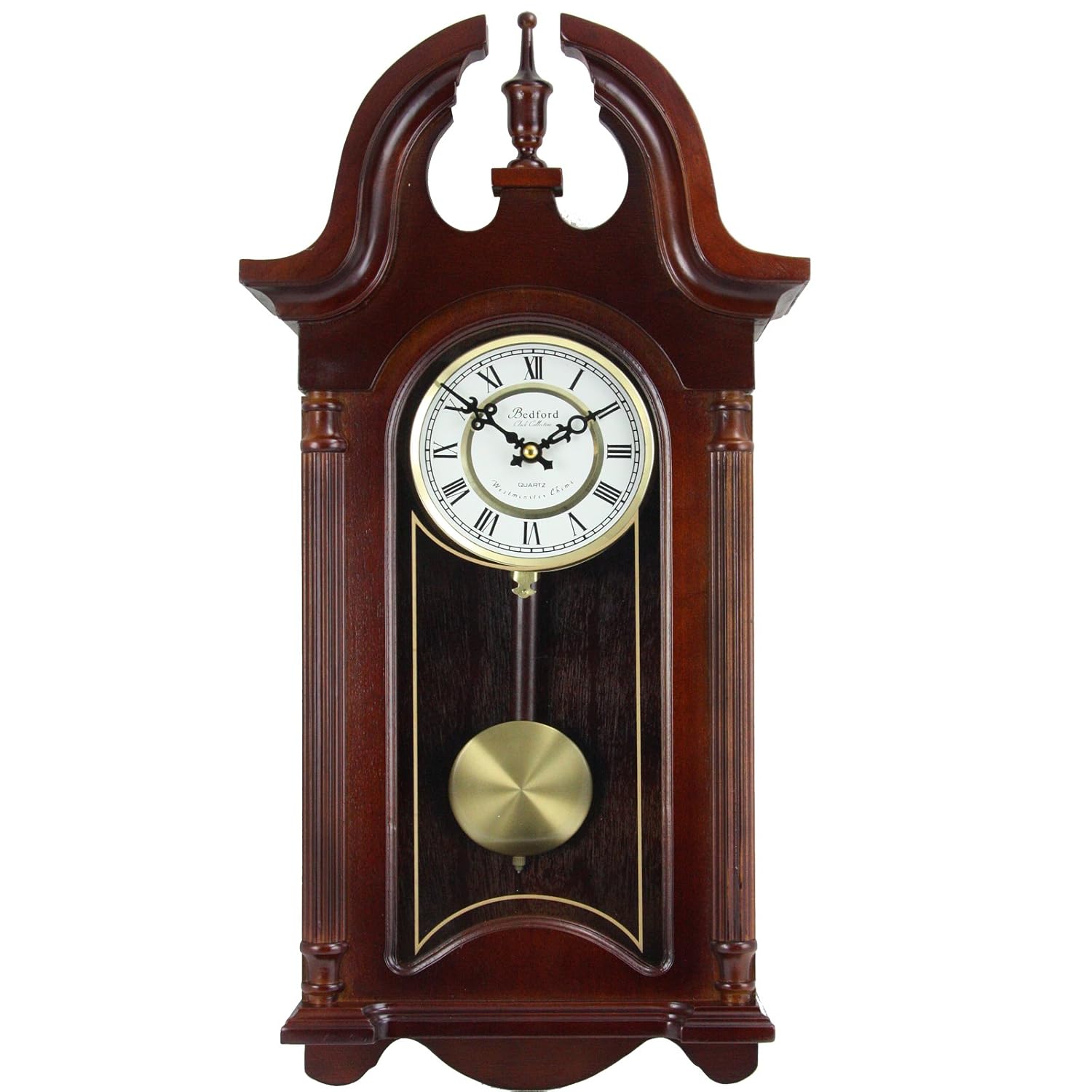 Bedford Clock Collection 265 Colonial Mahogany Cherry Oak Finish