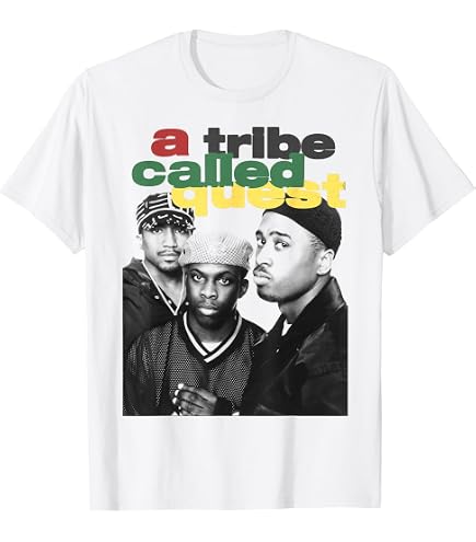 Amazon.com: A Tribe Called Quest Official Logo Green T-Shirt