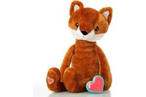 MY BABY'S HEARTBEAT BEAR MBHB Digital Voice Recorder Animal w/20 Second Recorder, Dictaphone to Capture Baby's Heartbeat During Pregnancy + Ultrasound, Not a Medical Device, Fox