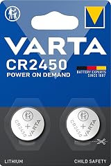 VARTA CR2450 Battery 24mm 3V Lithium 2 Pack Blister DL2450 BR2450 view 1