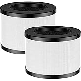 Replacement Filter Compatible with Air Purifier, 3-in-1 with High-Efficiency Activated Carbon, Filter for Home