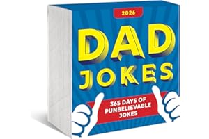 2026 Dad Jokes Boxed Calendar: 365 Days of Punbelievable Jokes (Daily Joke Calendar for Him, Desk Gift for Her) (World's Best Dad Jokes Collection)